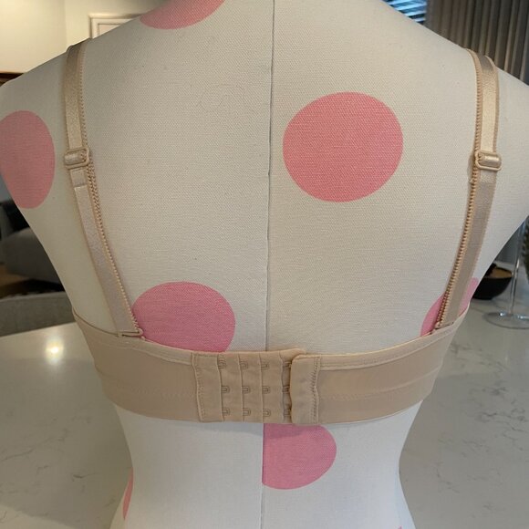 Fit Fully Yours Lingerie Felicia Strapless Bra Full Coverage Nude 32DD - Picture 5 of 12